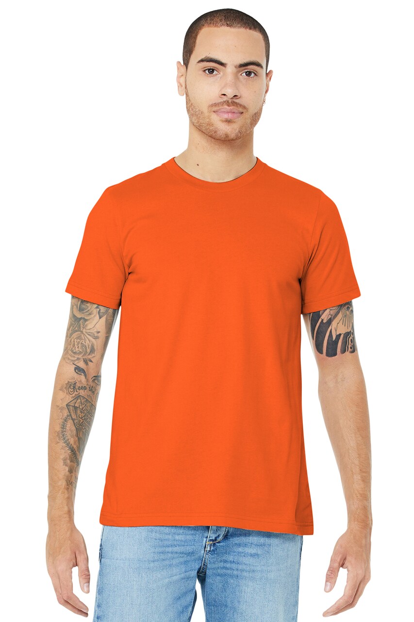 BELLA + CANVAS® Unisex Jersey Crewneck Short Sleeve Tee for Custom Printing & Everyday Wear